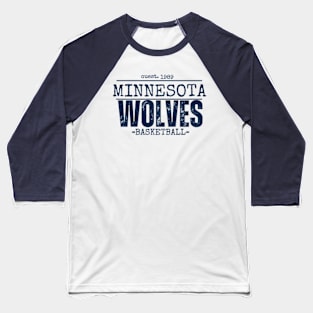 timberwolves Baseball T-Shirt